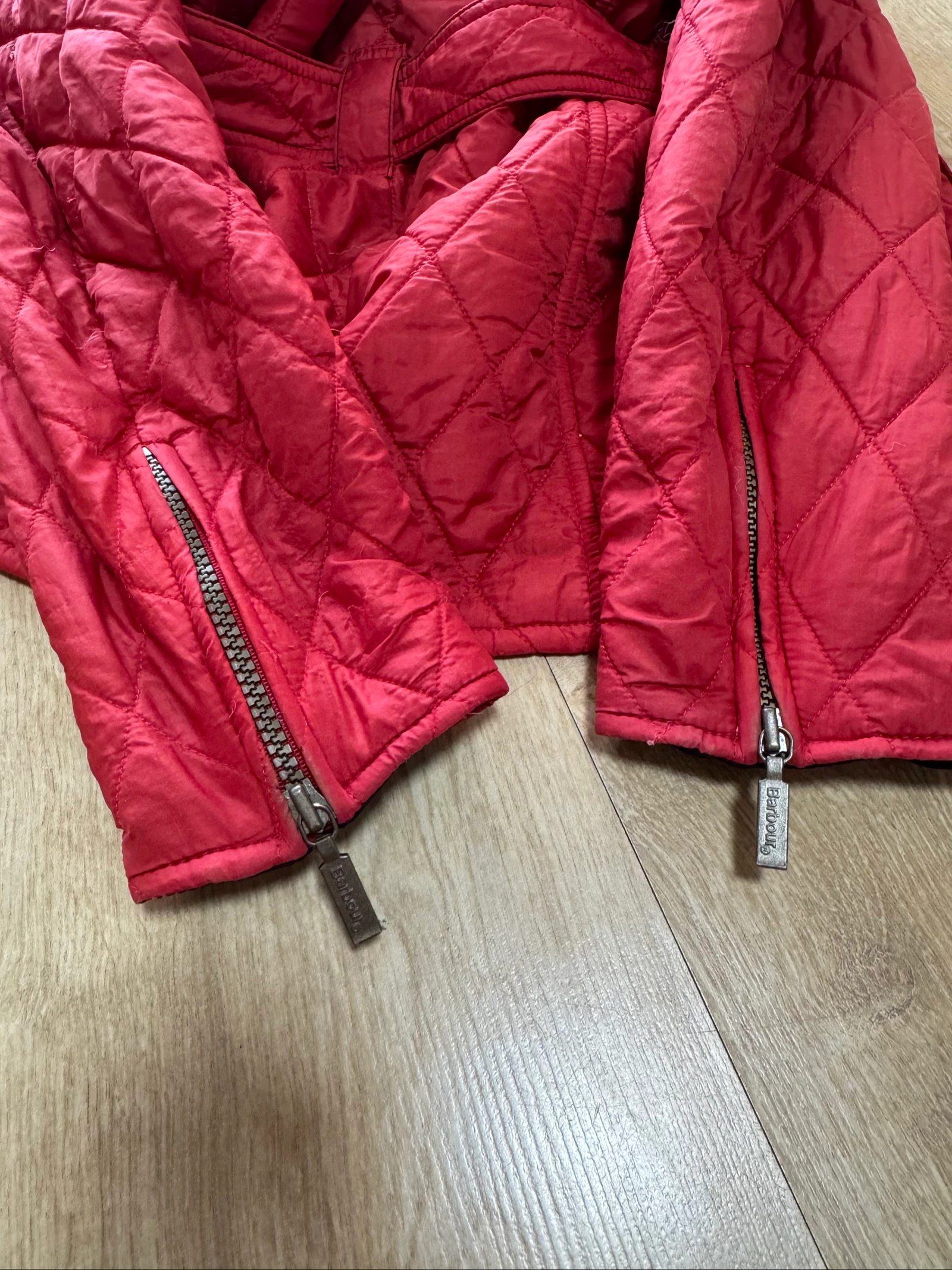 Barbour vintage jaqueta vermelha elegante tamanho M – photo 12
